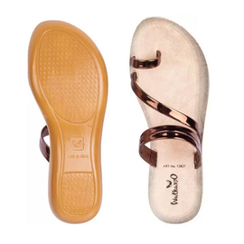 Walkaroo Women's Copper Casual & Comfortable Sandal, Size: 5, 2 image