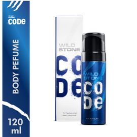 Wild Stone Code Titanium Body Perfume Spray For Men - 120 ml