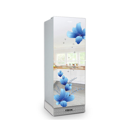 Vision GD Refrigerator RE-200L Mirror Blue FL-TM