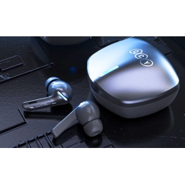 QCY G1 45ms Low Latency Gaming Earbuds, Color: Gray, 3 image