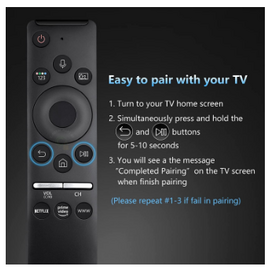Samsung Voice Remote For Smart QLED TV With Bluetooth Function, 2 image