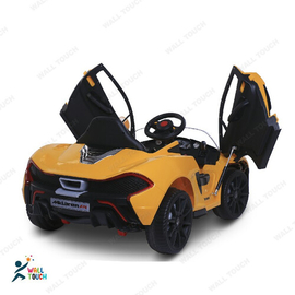 Licensed McLaren P4 12V Battery Powered Ride On Kids Car Remote Control (Yellow), 3 image