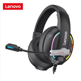 Lenovo HU75 Gaming Headphone HiFi Surround Sound RGB Colorful Light ABS Noise Reduction Headset With Mic for Gaming