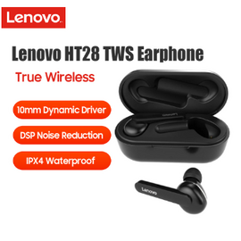 Lenovo HT28 Wireless Bluetooth Earbuds With Heavy Bass HD Call Sports Intelligent Noise Reduction IPX4 Waterproof Headset, 3 image