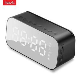 Havit M3 / MX701 Wireless Portable Bluetooth Speaker With Digital Alarm Clock, 2 image