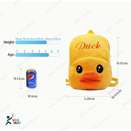 Soft Plush Cute Duck Toddler Backpack/ School Bag for Kid  Adorable Huggable Toys and Gifts, 6 image