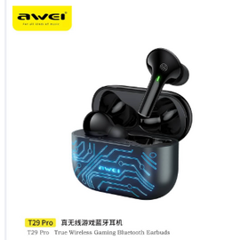Awei T29 Pro Wireless Gaming Earbuds TWS Touchscreen RGB Stereo Sports Earphone