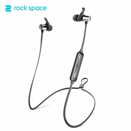Rock Space Wireless BLuetooth Neckband Magnetic Stereo Headset With Built-In Microphone