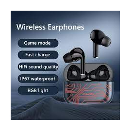 Awei T29 Pro Wireless Gaming Earbuds TWS Touchscreen RGB Stereo Sports Earphone, 2 image