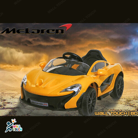 Licensed McLaren P4 12V Battery Powered Ride On Kids Car Remote Control (Yellow), 5 image