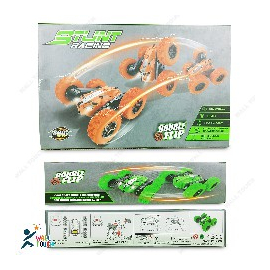 Stunt Racing Remote Control Double Flip Rechargeable Car High Speed (Green), 3 image