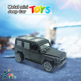 Alloy Die cast Pull Back Mini Metal Jeep Car Model Super Speed Mini Latest Toy Gift For Kids & For Transportation Vehicle Car Lover-Black, 5 image