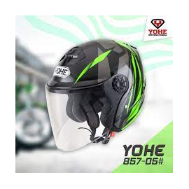 YOHE 857-05 Helmet, Color: Lime Green, 4 image