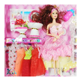 Beauty Fashion and Stylish Barbie Doll Wonderful Toy With Dress &  Accessories For kids & Girls, 5 image