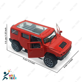 Alloy Die cast Pull Back Mini Metal Jeep Car Model Super Speed Mini Latest Toy Gift For Kids & For Transportation Vehicle Car Lover-Red, 4 image