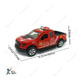 Amazing Die Cast Metal Car Truck Toy Vehicle For Kids Toddlers (Red), 6 image