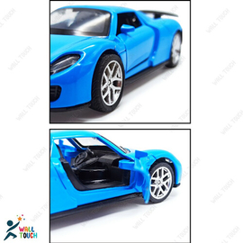 Alloy Die cast Pull Back Mini Metal Private Car Model Super Speed Mini Latest Toy Gift For Kids & For Transportation Vehicle Car Lover (Blue), 2 image
