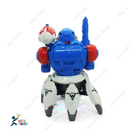 Electric Dancing Singing And Lighting Robot Toy With Bullet or Projection Light For Kids (Battery Operated)