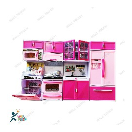 MY Happy Kitchen Battery Operated Plastic Toy Kitchen Playset With Lights & Sounds, 6 image