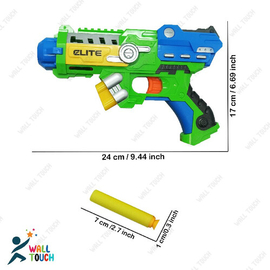 Soft Bullet Blaster Field Arms Fighter Fires Foam Shooter Plastic Soft Bullet Blaster Toy Nub Gun With Suction Target & Bullet, 3 image