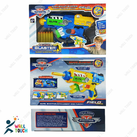 Soft Bullet Blaster Field Arms Fighter Fires Foam Shooter Plastic Soft Bullet Blaster Toy Nub Gun With Suction Target & Bullet, 4 image