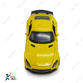 Alloy Die cast Pull Back Mini Metal Private Car Model Super Speed Mini Latest Toy Gift For Kids & For Transportation Vehicle Car Lover (Yellow), 9 image