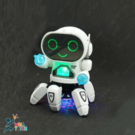 Robot BOT Pioneer Toy With Colorful Lights And Music Nice Toy For Kids, 9 image