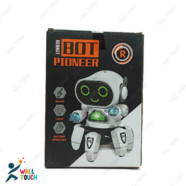 Robot BOT Pioneer Toy With Colorful Lights And Music Nice Toy For Kids, 5 image
