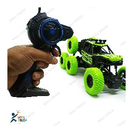 Lateral Dancing Rechargeable Big Size 360 Degree Rotating 8 Wheel Remote Control Stunt Car (Green)