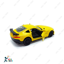 Alloy Die cast Pull Back Mini Metal Private Car Model Super Speed Mini Latest Toy Gift For Kids & For Transportation Vehicle Car Lover (Yellow), 2 image