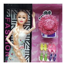 Beauty Fashion Girl Stylish Barbie Doll Wonderful Toy & Accessories For kids & Girls, 15 image
