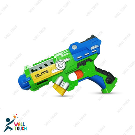 Soft Bullet Blaster Field Arms Fighter Fires Foam Shooter Plastic Soft Bullet Blaster Toy Nub Gun With Suction Target & Bullet, 2 image