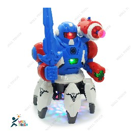Electric Dancing Singing And Lighting Robot Toy With Bullet or Projection Light For Kids (Battery Operated), 7 image