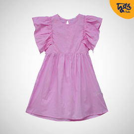 Toddler Girls Woven Frock 22-C-G-FRK-0070-DR, Baby Dress Size: 18-24 months