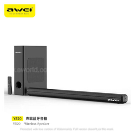 Awei Y520 Wireless Bluetooth Soundbar With Subwoofer For Your Digital Home Theatre Sound Systems