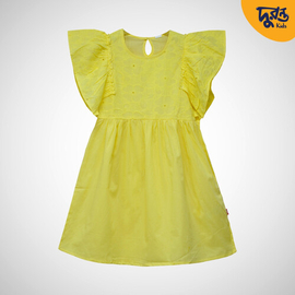 Toddler Girls Woven Frock 22-C-G-FRK-0067-DR, Baby Dress Size: 18-24 months