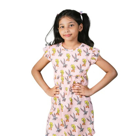 Cute Rabbit Summer Frock for Girls Sleeveless, Baby Dress Size: 2 years, 3 image