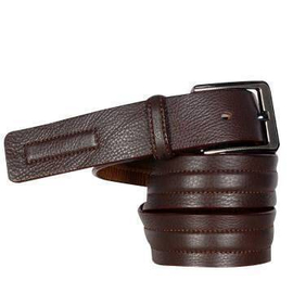 Formal Leather Dark Brown Belt For Men