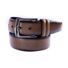 safa leather-  Brown Artificial Leather Belt For man