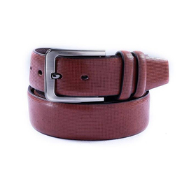 Safa leather-Artificial Leather Belt-Maroon