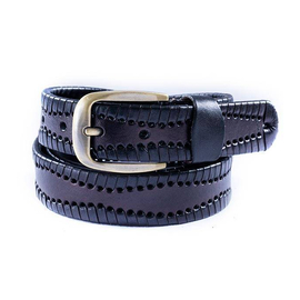 Safa leather-Artificial Leather Belt For men -Black