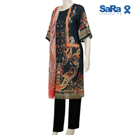 SaRa ETHNIC 3pcs (WLW22FF-Black), Size: S, 3 image