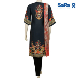 SaRa ETHNIC 3pcs (WLW22FF-Black), Size: S, 4 image