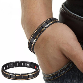 Mens Ceramic Steel Bracelet, 2 image