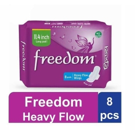 Freedom Heavy Flow Cotton 8 Pads