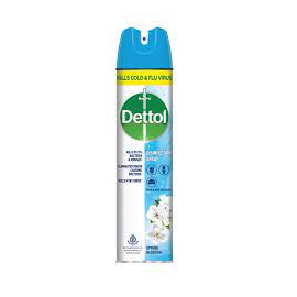 Dettol Disinfectant Spray Spring Blossom Fragrance Sanitizer for Hard & Soft Surfaces 225ml