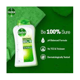 Dettol Antibacterial Body Wash Loofah Free Shower Gel Original Pine Fragrance with Trusted Protection 250ml, 2 image