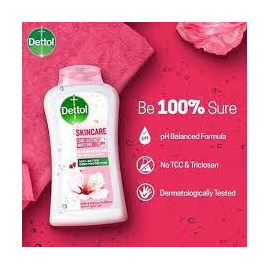 Dettol Antibacterial Body Wash Loofah Free Shower Gel Skincare Rose & Sakura Blossom with 8 Hour Lasting Moisture 250ml, 2 image