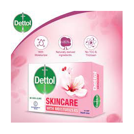 Dettol Soap Skincare 75gm Bathing Bar, Soap with Moisturizers, 3 image