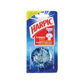 Harpic Flushmatic 50gm in-Cistern Toilet Cleaner, Automatic Cleaning with Every Flush